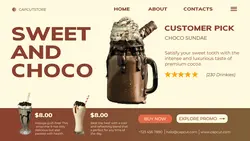 Food Sweet and Choco Drink Promotion