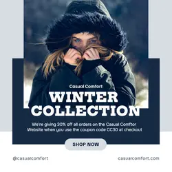 Fashion Winter Collection Instagram Post 