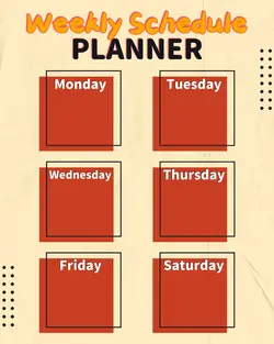 Planner Schedule Instagram Post 2