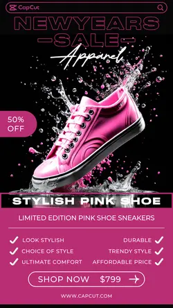 New Years Sale Product Display