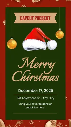 Chirstmas Event Illustration Instagram Story