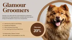 Glamour Groomers Discount Promotion Twitter Post