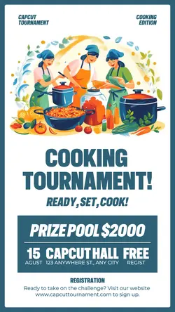 Cooking Tournament Promotion Instagram Story