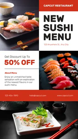 Sushi Promotion Instagram Story