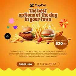 Food & Beverage Best Options Instagram Post