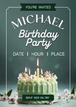 Non-marketing Invitation Birthday