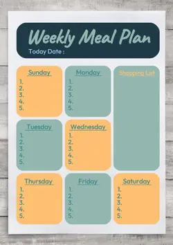 non Marketing Planner & schedule