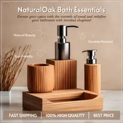 E-Commerce Household Bathroom Acessories Set Hero Image