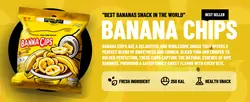 E-commerce Banana Chips Product Detail Page Minimalist
