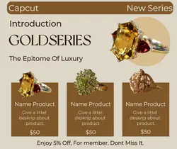 Beauty Jawerly  New Series Product Display Facebook Post