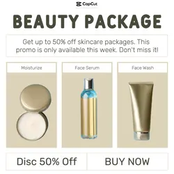 Beauty Package Instagram Post