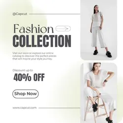 White Green Gradient Fashion Sale Instagram Post