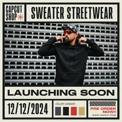 FASHION LAUNCHING SOON STREETWEAR BLACK