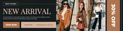 Women's Fashion Promotion LinkedIn Banner