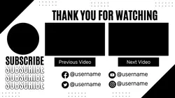 Simple End Screen Youtube