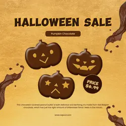 Halloween Sale Instagram Post