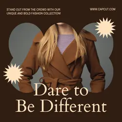 Brown Modern Fashion Product Instagram Post