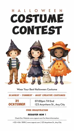 Halloween Contest Instagram Story
