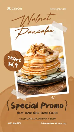 Pancake Promotion Instagram Post