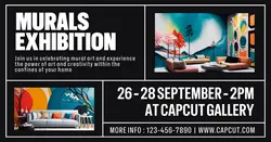 Minimalist Murals Exhibition Facebook Ads