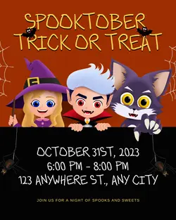 Trick or Treat Instagram Post