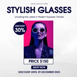 Glasses Promotion Instagram Post