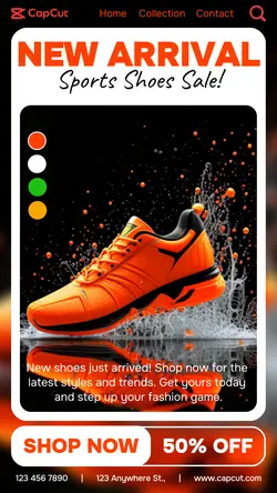 Fashion Sports Shoes Sale Promotion TikTok