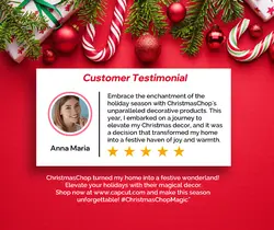 Christmas Testimonial Card Facebook Post