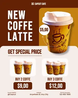 Food & Beverage Coffe Promotion