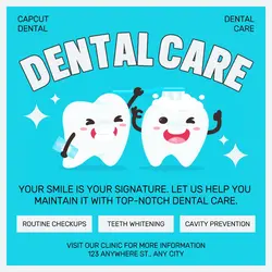 Dental Care Clinic Promotion Instagram Post
