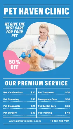 Pet Care Clinic Services TikTok Post