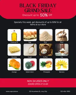 BLACK FRIDAY GRAND SALE INSTAGRAM PORTRAIT