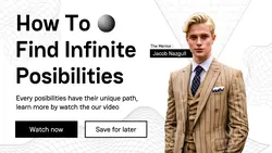 Black White Learning Video For Youtube Thumbnail