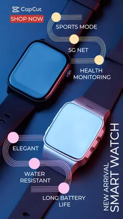 SMART WATCH INSTAGRAM PRODUCT DISPLAY