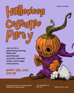 Halloween Costume Party Instagram Post