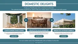 Furniture Pricelist Outdoor Set Facebook Cover 