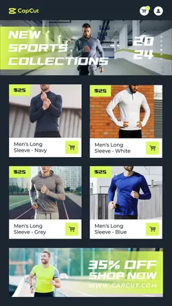 6 Multi-product Image Men's Clothes New Product Sport Theme Style