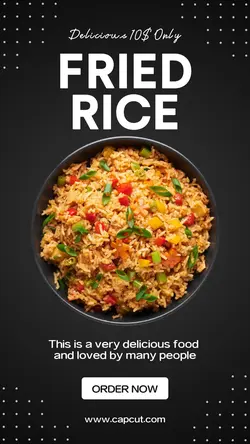 Fried Rice Promotion Instagram Story
