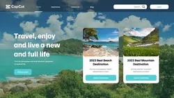 Travel Destination Promotion Page