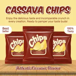 E-commerce Food Cassava Chips Product Display
