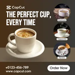 Coffee Menu - 3 Coffee Images Instagram Post