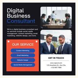 Business Digital Consultant Instagram Post