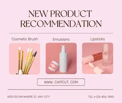 Beauty & Makeup Product display Minimalist