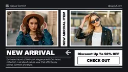 Fashion Casual Style Promotion Twitter Post