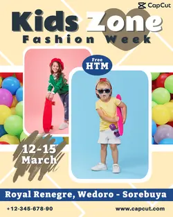 Fashion Industry Kids Zone Fashion Week