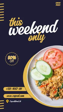 Fried Rice Promotion Instagram Story