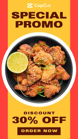 Food Fried Chicken Promotion Instagram post