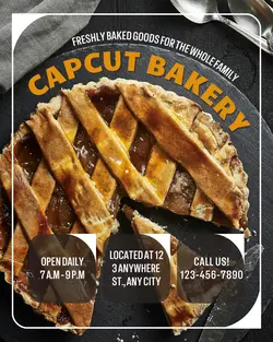 Capcut Bakery Poster