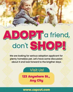 Pet Adoption Poster