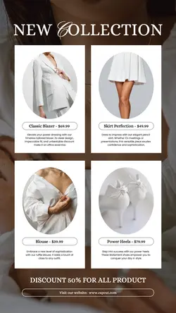 Fashion Product Catalog Tiktok Post
